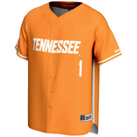 #1 Tennessee Orange Tennessee Volunteers Lightweight Baseball Jersey