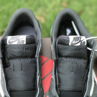 Low Top Sneakers, Black Gray Colorway, Reverse Hook Design, Lace Up Design, Casual Gift for Sneaker Fans