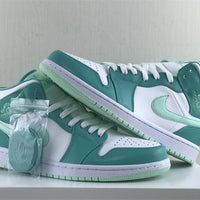 Mid Top Sneakers, Green Colorway, Lace Up Design, Casual Gift for Sneaker Fans