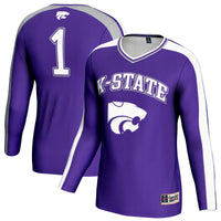 Kansas State Wildcats #1 Lightweight Volleyball Fashion Jersey - Purple