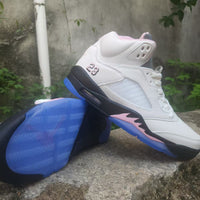High Top Sneakers, Pink Colorway, Lace Up Design, Casual Gift for Sneaker Fans