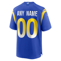Los Angeles Rams Royal Custom Game Jersey