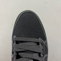 Low Top Sneakers, Black Yellow Colorway, Lace Up Design, Casual Gift for Sneaker Fans