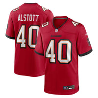 Tampa Bay Buccaneers Mike Alstott Red Retired Player Game Jersey