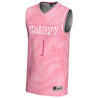 #1 Emory Eagles Lightweight Basketball Jersey - Pink
