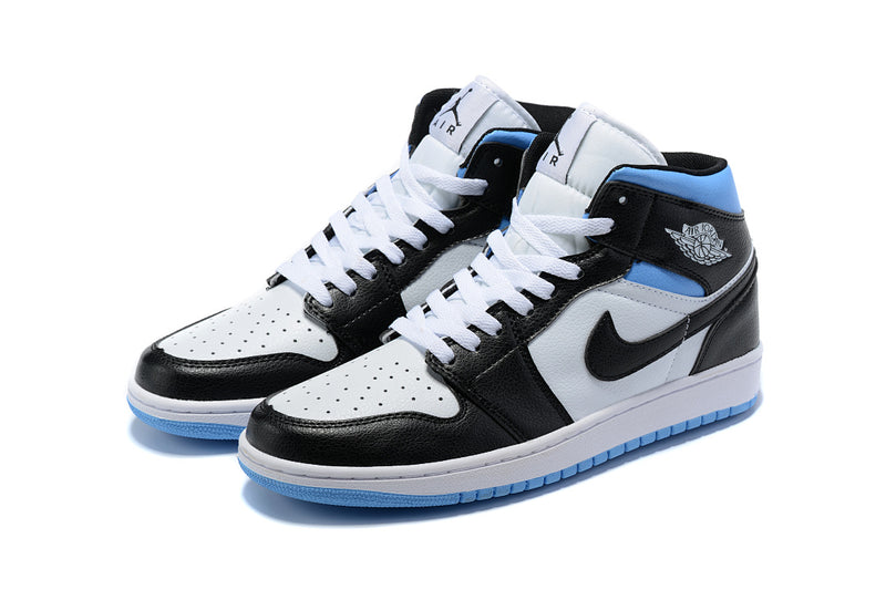 Sneakers, Blue White Black Colorway, Lace Up Design, Casual Gift for Sneaker Fans