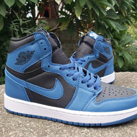 Sneakers, Royal Blue Black Colorway, Lace Up Design, Casual Gift for Sneaker Fans