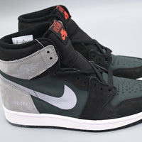 Sneakers, Green Black Gray Colorway, Reflective Detail, Lace Up Design, Casual Gift for Sneaker Fans