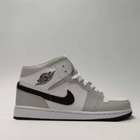 Sneakers, White Gray Colorway, Lace Up Design, Casual Gift for Sneaker Fans