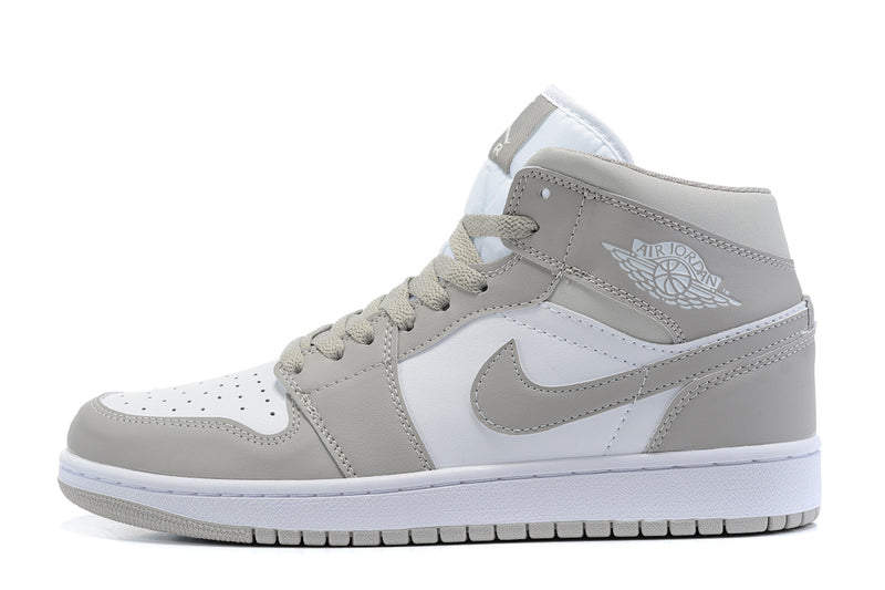 Sneakers, Gray White Colorway, Lace Up Design, Casual Gift for Sneaker Fans