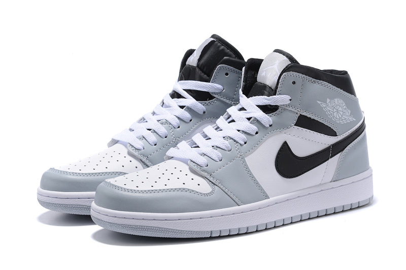 Sneakers, White Black Gray Colorway, Lace Up Design, Casual Gift for Sneaker Fans