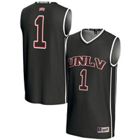 #1 UNLV Rebels Lightweight Basketball Jersey - Black