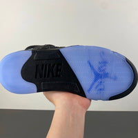 Low Top Sneakers, Blue Black Colorway, Leather Footwear, Lace Up Design, Casual Gift for Sneaker Fans