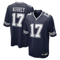 Dallas Cowboys Brandon Aubrey Navy Team Game Jersey