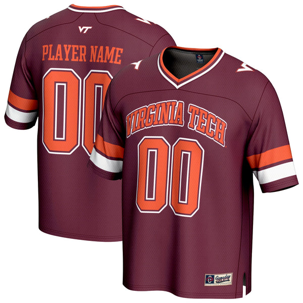 Virginia Tech Hokies NIL Pick-A-Player Football Fashion Jersey - Maroon