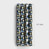 Holy Family Holiday Gift Wrap, Nativity Scene Christmas Wrapping Paper, Watercolor Religious Wrapping Paper, Christian Present Paper Roll