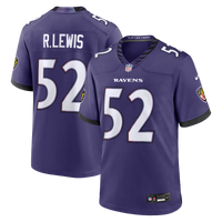 Baltimore Ravens Ray Lewis Purple Team Retired Player Game Jersey