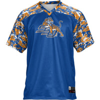 Savannah State Tigers Football Jersey - Royal
