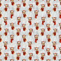 Santa Hat Animal Gift Wrap, Kangaroo Christmas Wrapping Paper, Adorable Red Scarf Kangaroo Wrapping Paper, Australian Holiday Gift Wrap Roll