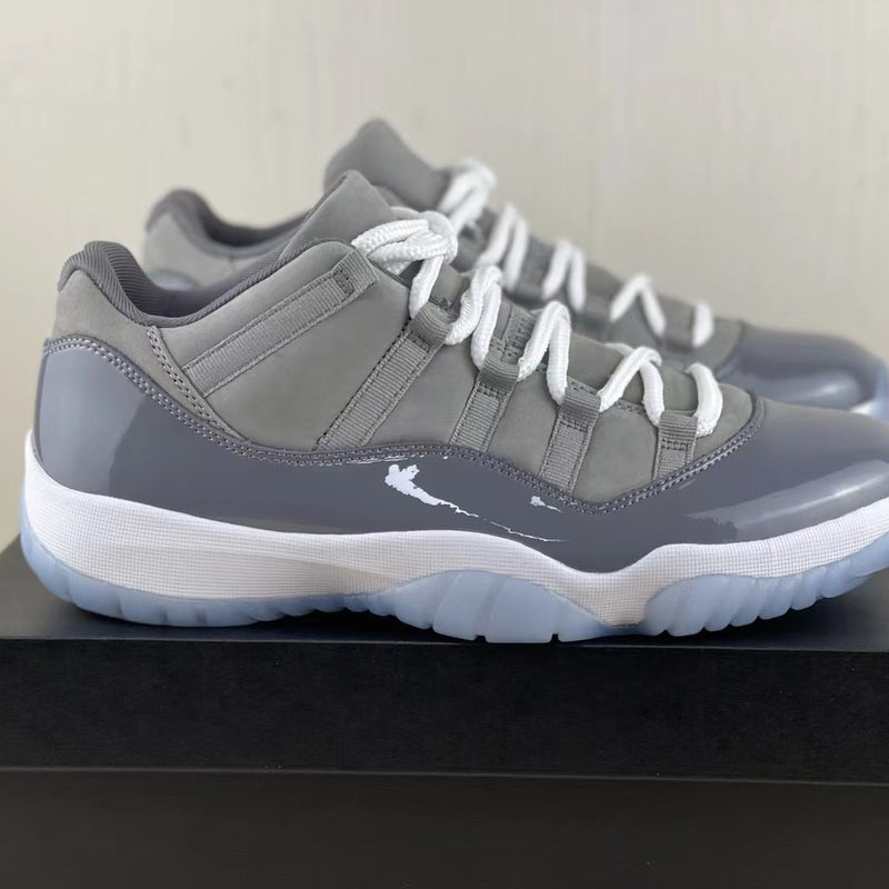 Low Top Sneakers, Gray Colorway, Lace Up Design, Casual Gift for Sneaker Fans