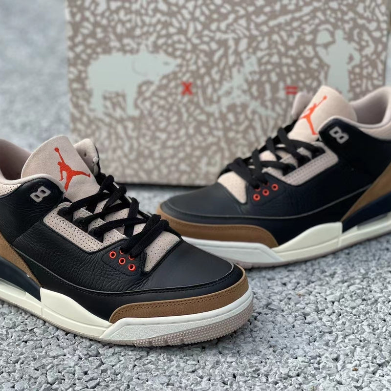 Sneakers, Black Brown Colorway, Lace Up Design, Casual Gift for Sneaker Fans
