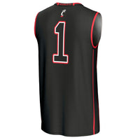 #1 Cincinnati Bearcats Lightweight Basketball Fashion Jersey - Black