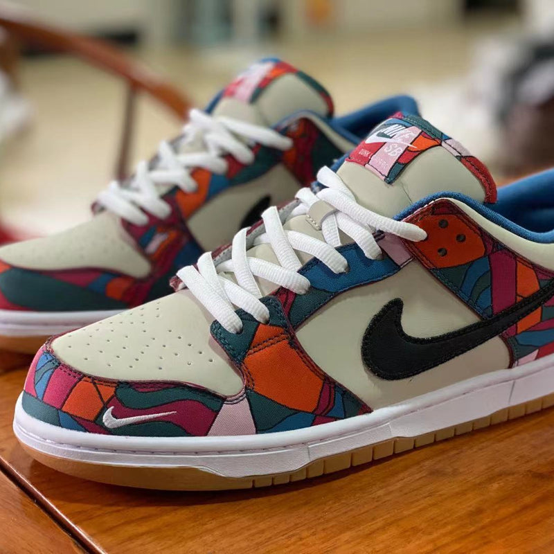 Low Top Sneakers, Multicolor Colorway, Lace Up Design, Casual Gift for Sneaker Fans