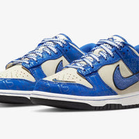 Low Top Sneakers, Blue White Colorway, Lace Up Design, Casual Gift for Sneaker Fans