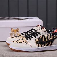 Low Top Sneakers, White Colorway, Lace Up Design, Casual Gift for Sneaker Fans