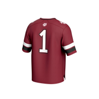 #1 UMass Minutemen Lightweight Collegiate Football Fashion Jersey - Maroon