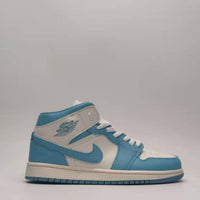 Sneakers, Blue White Colorway, Lace Up Design, Casual Gift for Sneaker Fans