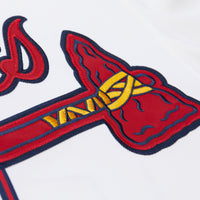 Atlanta Braves Deion Sanders White Cooperstown Collection 1992 Authentic Jersey