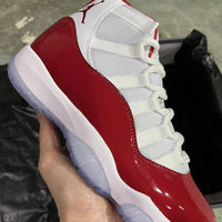 Sneakers, White Red Colorway, Lace Up Design, Casual Gift for Sneaker Fans