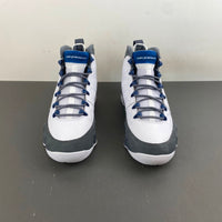 Low Top Sneakers, Blue White Gray Colorway, Lace Up Design, Casual Gift for Sneaker Fans