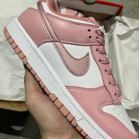 Low Top Sneakers, Pink Colorway, Lace Up Design, Casual Gift for Sneaker Fans