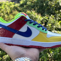 Low Top Sneakers, Multicolor Colorway, Lace Up Design, Casual Gift for Sneaker Fans