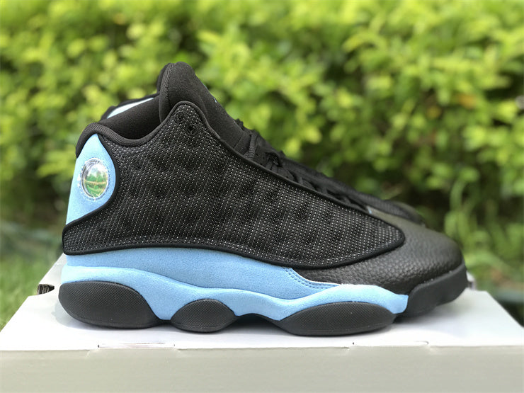 Sneakers, University Blue Black Colorway, Lace Up Design, Casual Gift for Sneaker Fans