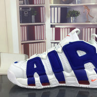 Sneakers, Blue White Colorway, Lettering Design, Lace Up Design, Casual Gift for Sneaker Fans