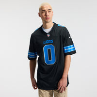 Detroit Lions Jahmyr Gibbs Black 2nd Alternate Game Player Jersey