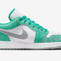 Low Top Sneakers, Green White Colorway, Lace Up Design, Casual Gift for Sneaker Fans