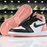 Sneakers, Black Pink Colorway, Lace Up Design, Casual Gift for Sneaker Fans