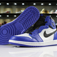 Sneakers, Blue White Black Colorway, Lace Up Design, Casual Gift for Sneaker Fans