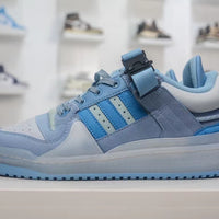 Low Top Shoes, Blue Colorway, Lace Up Design, Casual Gift for Shoe Lovers
