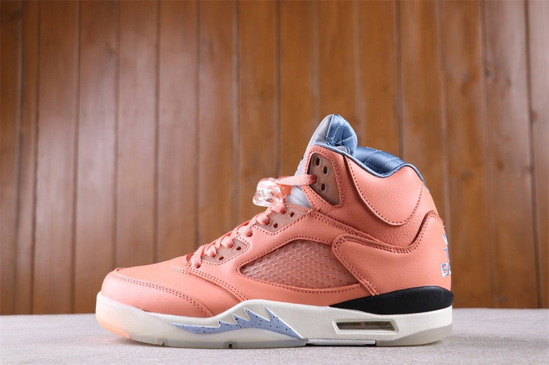 High Top Sneakers, Peach Colorway, Lace Up Design, Casual Gift for Sneaker Fans