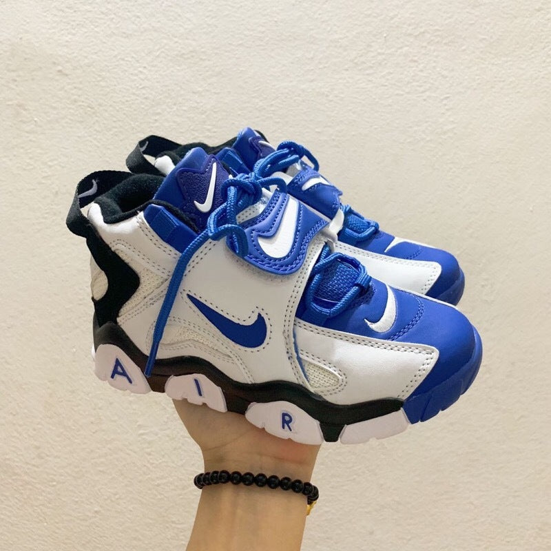 Sneakers, Blue White Colorway, Lace Up Design, Casual Gift for Sneaker Fans