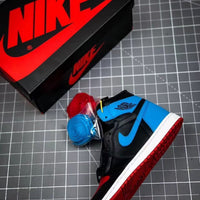 Low Top Sneakers, Blue Black Colorway, Lace Up Design, Casual Gift for Sneaker Fans