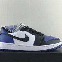 Low Top Golf Shoes, Blue Black White Colorway, Lace Up Design, Casual Gift for Shoe Lovers