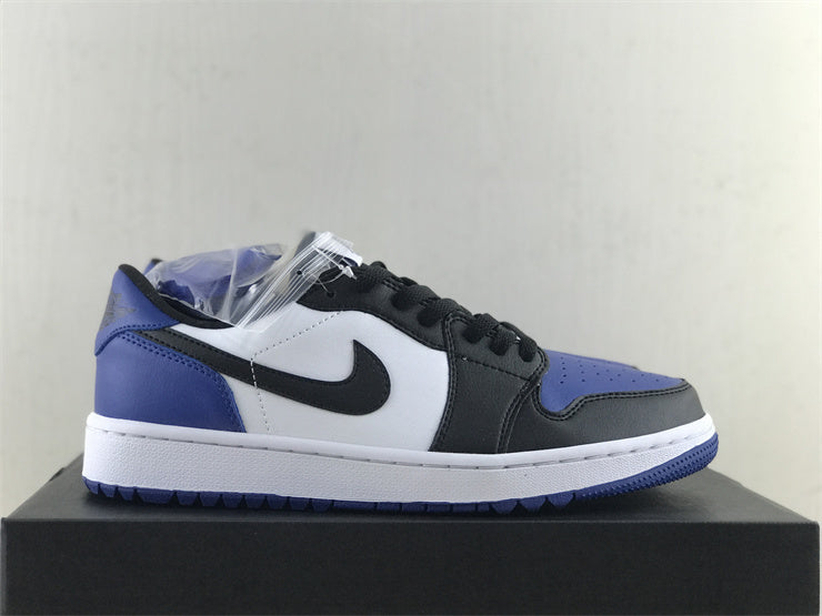 Low Top Golf Shoes, Blue Black White Colorway, Lace Up Design, Casual Gift for Shoe Lovers