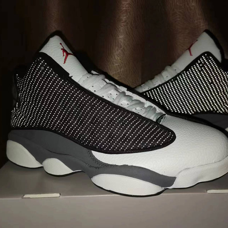 Sneakers, Gray White Colorway, Lace Up Design, Casual Gift for Sneaker Fans