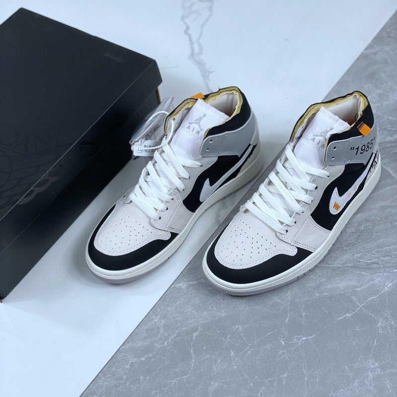 Mid Top Sneakers, White Colorway, Lace Up Design, Casual Gift for Sneaker Fans